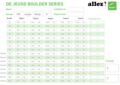 120 Jeugd Boulder Series Scoreformulieren